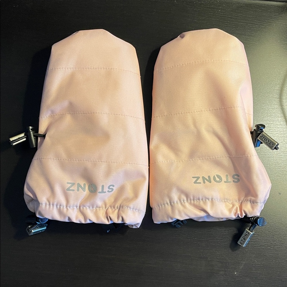 Stonz Light Pink Winter Mittens size 12-24 months